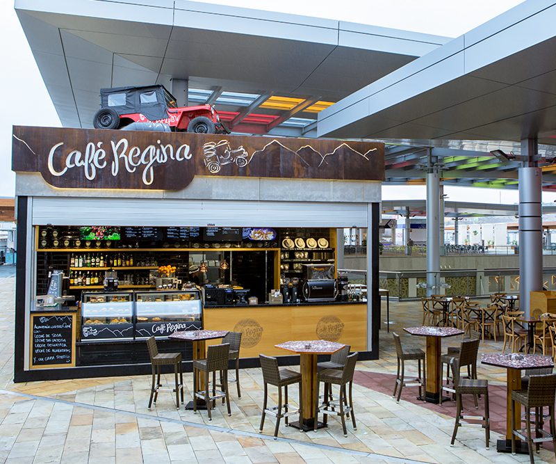 Supermercado Disipación Amplificador Café Regina | Restaurante | Alisios CC Gran Canaria - Vive Alisios