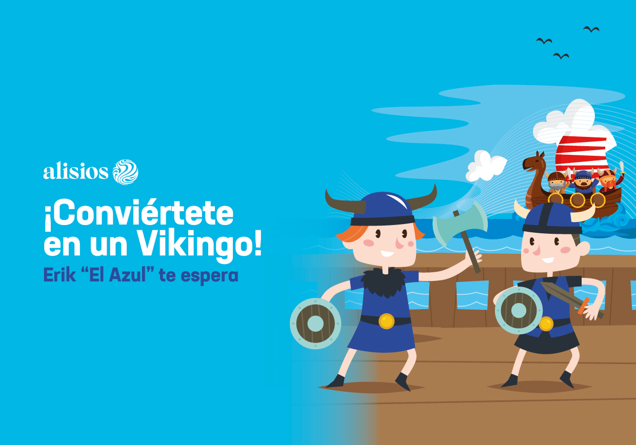 ¡conviértete en un vikingo! Erik "El Azul" te espera